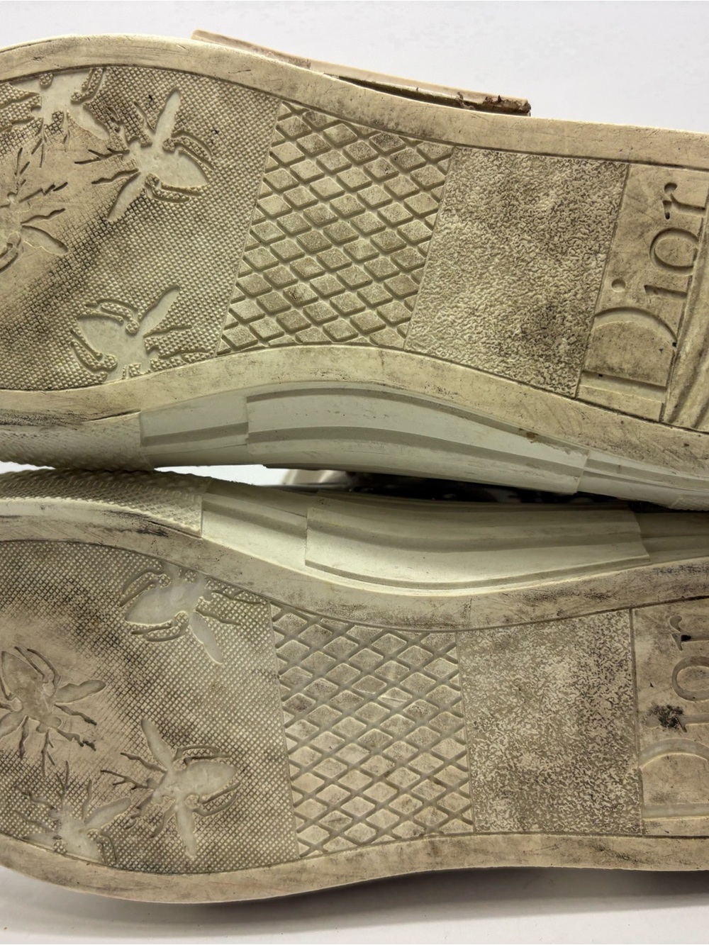 Translucent Lace-Up High Top Sneakers with Monogram - Picture 12 of 12